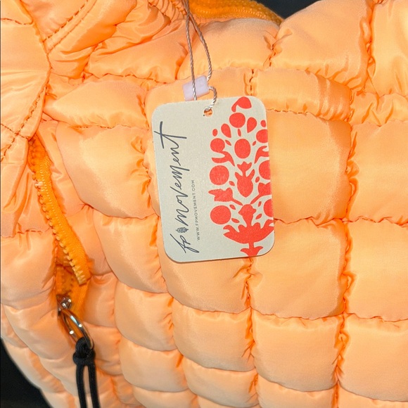 FP Movement by Free People Quilted Bright Orange Bag - Picture 7 of 8